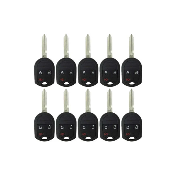50 x 2001-2018 Ford / Mercury / 3-Button Remote Head Key / PN: 164-R8070 / OUCD6000022 (4D 63 80 BIT) (AFTERMARKET) (Bundle of 50)